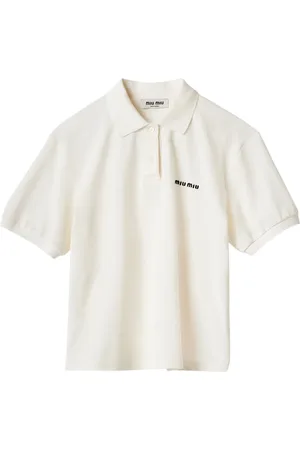 Miu Miu Poloshirt met geborduurd logo