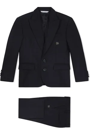 Dolce & Gabbana Linnen pak met enkele rij knopen