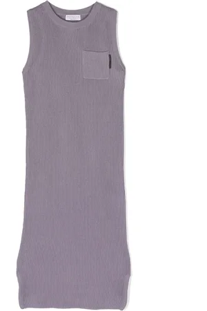 Brunello Cucinelli Mouwloze jurk