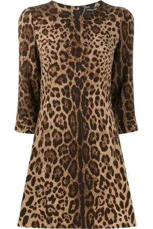 Dolce & Gabbana Jurk met luipaardprint