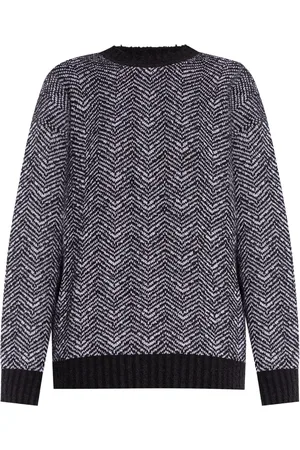 Moschino Trui met chevron patroon