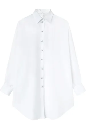 ERMANNO SCERVINO Popeline blouse met verfraaide knopen