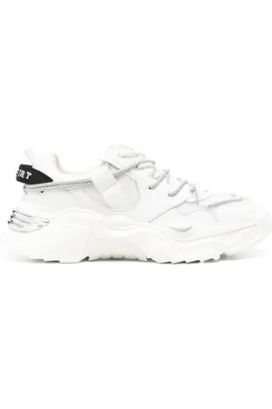 Philipp Plein Sneakers met mesh vlak
