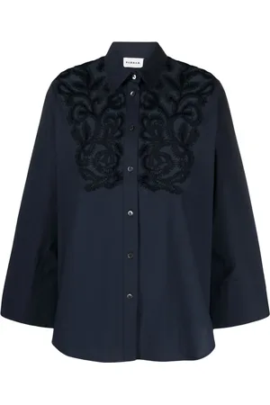 P.A.R.O.S.H. Blouse met broderie anglaise