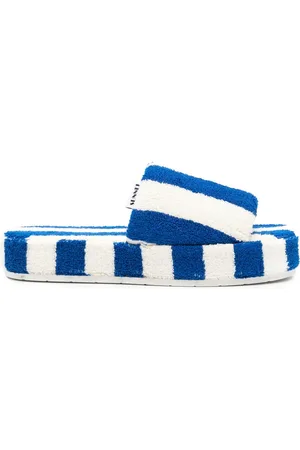 SUNNEI Gestreepte katoenen slippers