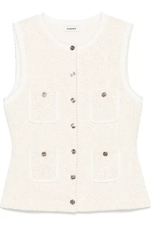 Sandro Tweed gilet