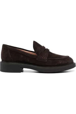 Gianvito Rossi Suède loafers
