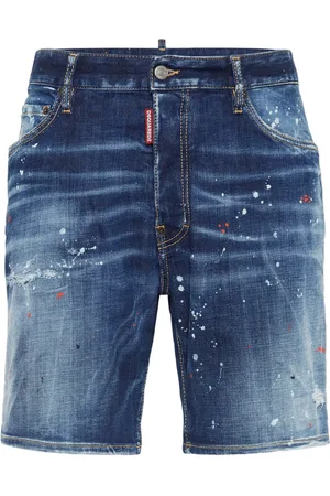 Dsquared2 Shorts met verfspatten