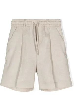 Paolo Pecora Shorts van linnenblend