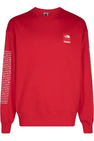 Supreme X The North Face sweater met logo