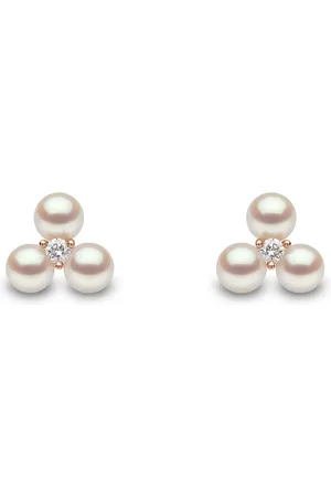 Yoko London 18kt roségouden oorbellen