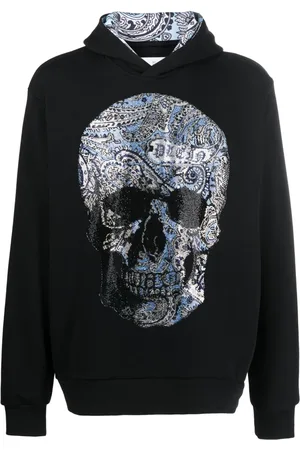 Philipp Plein Hoodie verfraaid met stras