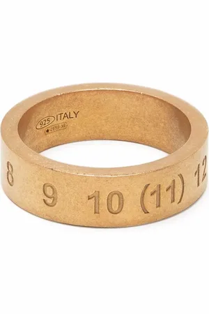 Maison Margiela Ring met gegraveerd patroon