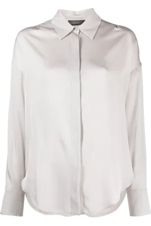 LORENA ANTONIAZZI Blouse met gespreide kraag