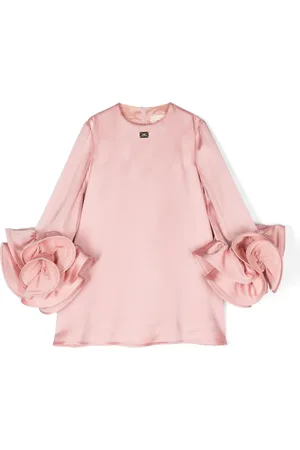 Elisabetta Franchi Jurk met ruches detail