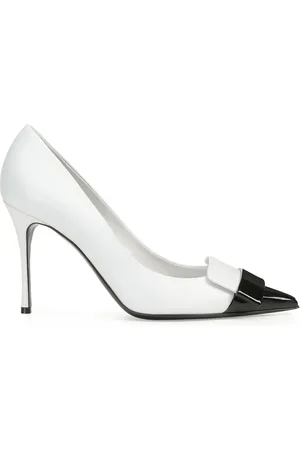 Sergio Rossi SR1 Cindy 75 mm leren pumps