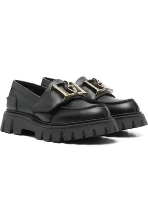 Dsquared2 Loafers met logoplakkaat
