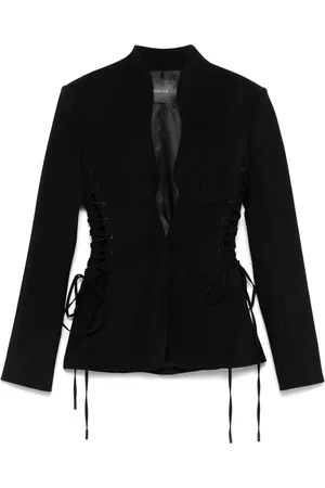 MUGLER Sculptural jack met kant