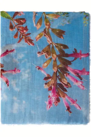 Faliero Sarti Sjaal met bloemenprint