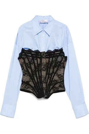 GIUSEPPE DI MORABITO Gestreepte blouse met gelaagd design