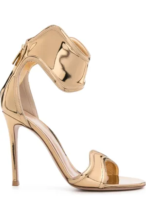 Gianvito Rossi Lucrezia metallic sandalen