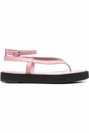 By Far Cece sandalen van bewerkt leer