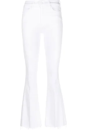 Mother Flared jeans met franje