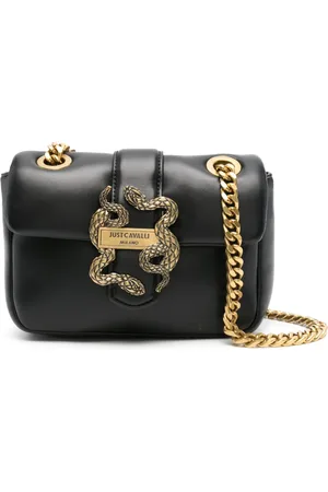 Roberto Cavalli Schoudertas met logoplakkaat