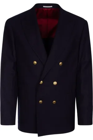 Brunello Cucinelli Blazer met dubbele rij knopen
