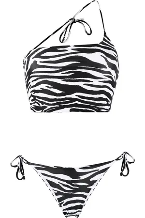 The Attico Bikini met zebraprint