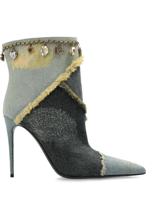 Dolce & Gabbana Gerafelde denim laarzen