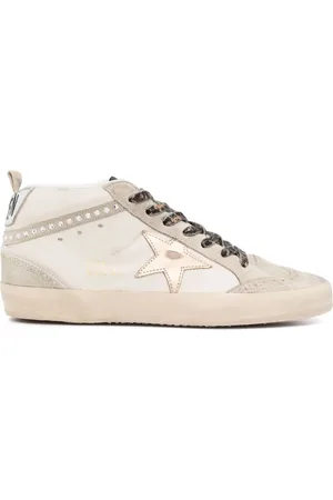 Golden Goose Mid Star sneakers met kristallen