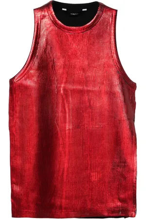pushBUTTON Tanktop met metallic