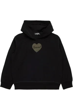 Dsquared2 Hoodie met logo van stras