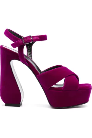Sergio Rossi Sandalen met plateauzool