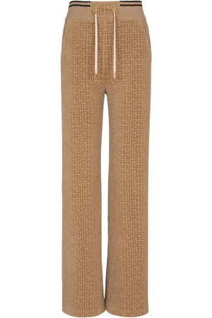 Balmain PB Labyrinth fluwelen trainingsbroek