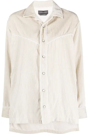 LORENA ANTONIAZZI Ribfluwelen blouse
