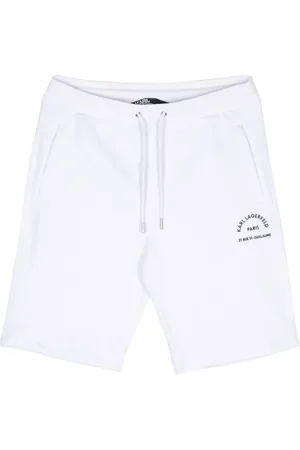 Karl Lagerfeld Katoenen trainingsshorts met geborduurd logo