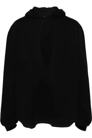 Random Identities Hoodie met watervalhals