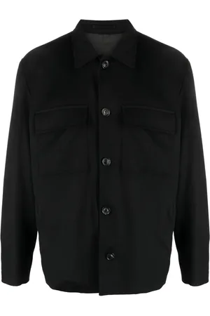 LARDINI Shirtjack van wolmix