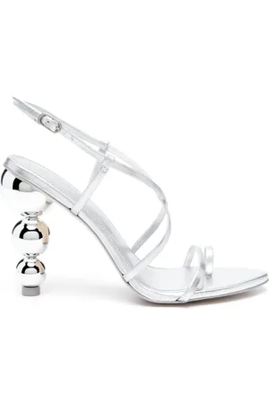Cult Gaia Robyn 105mm sandalen van gelamineerd leer