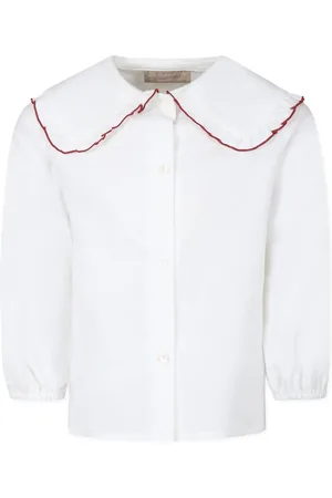LA STUPENDERIA Shirt met ruches afwerking