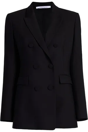 Another Tomorrow Blazer met dubbele rij knopen