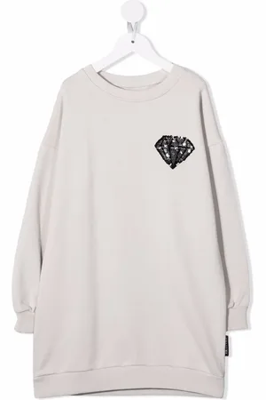 Le pandorine Sweaterjurk met pailletten