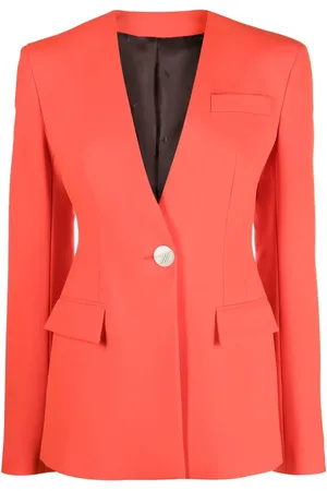 The Attico Blazer met enkele rij knopen