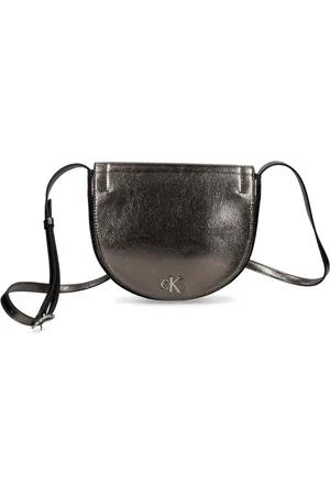 Calvin Klein Metallic crossbodytas van imitatieleer