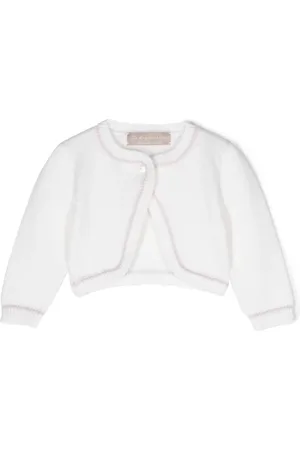 LA STUPENDERIA Vest met contrasterende afwerking