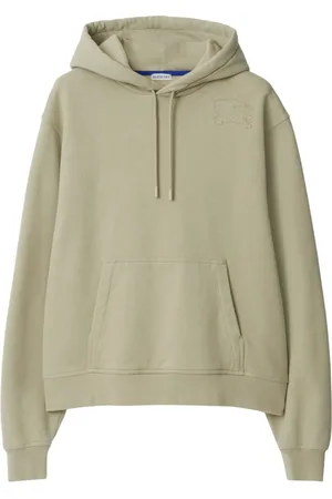 Burberry Katoenen hoodie met geborduurd logo