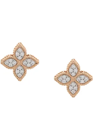Roberto Coin 18kt gouden diamanten oorbellen