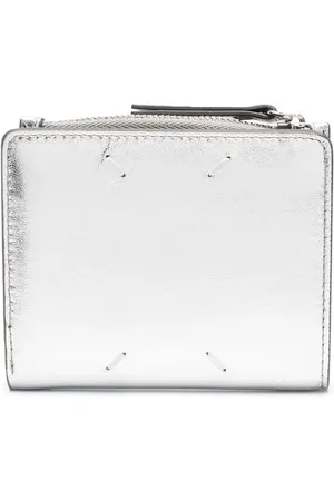 Maison Margiela Metallic portemonnee met stiksels